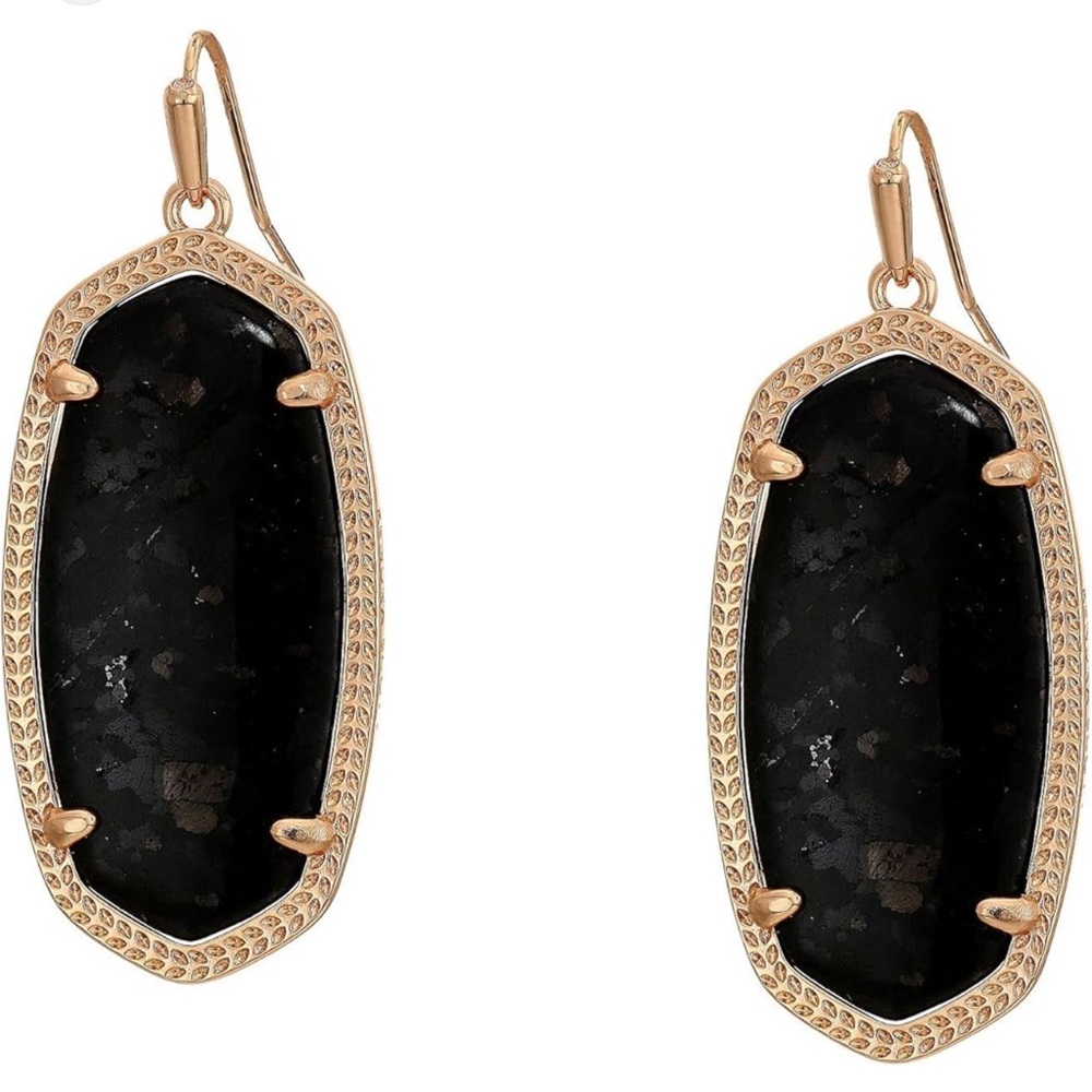 Kendra Scott Elle Earrings in Black Granite